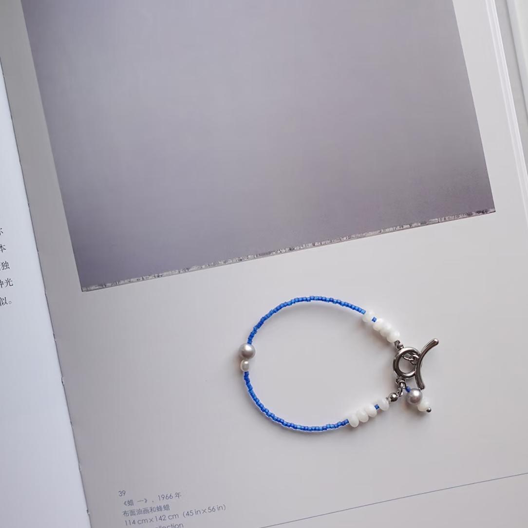 【Beiming Fish】 Original handmade niche temperament beaded bracelet anklet