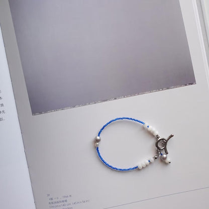 【Beiming Fish】 Original handmade niche temperament beaded bracelet anklet