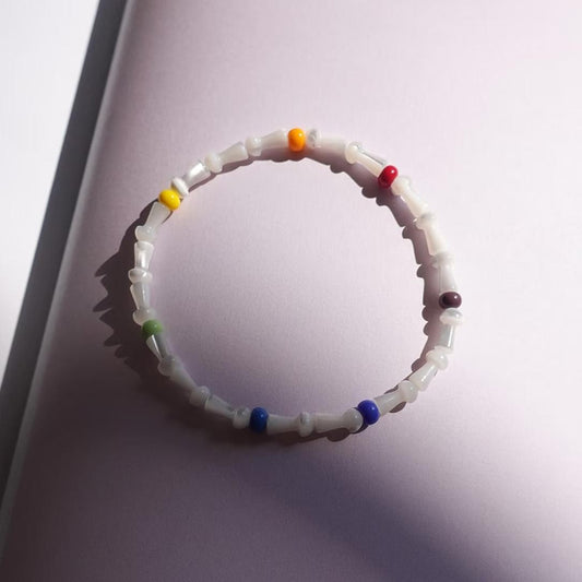 【Adult Greenhouse】 Original handmade cute style beaded bracelet anklet
