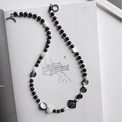 【Heisensen】 Original handmade forest-style new Chinese beaded necklace